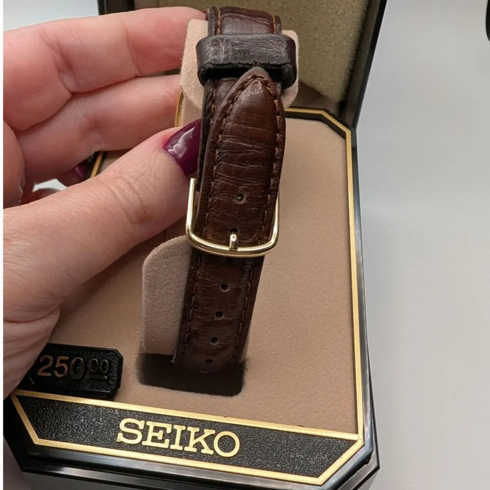 1987 Disney Seiko Mickey Mouse 60th Anniversary Rectangular quartz Watch